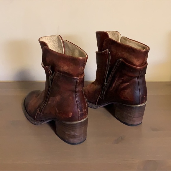 Freebird by Steven “Che” Cognac Brown Handcrafted Leather Boots - Women’s Size 6 - Picture 6 of 10